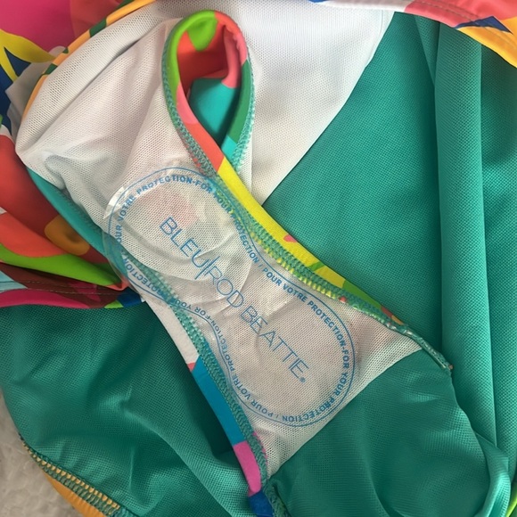 Bleu Rod Beattie Away We Go! Shirred Underwire Mio Swimsuit Size 18W - Picture 6 of 7